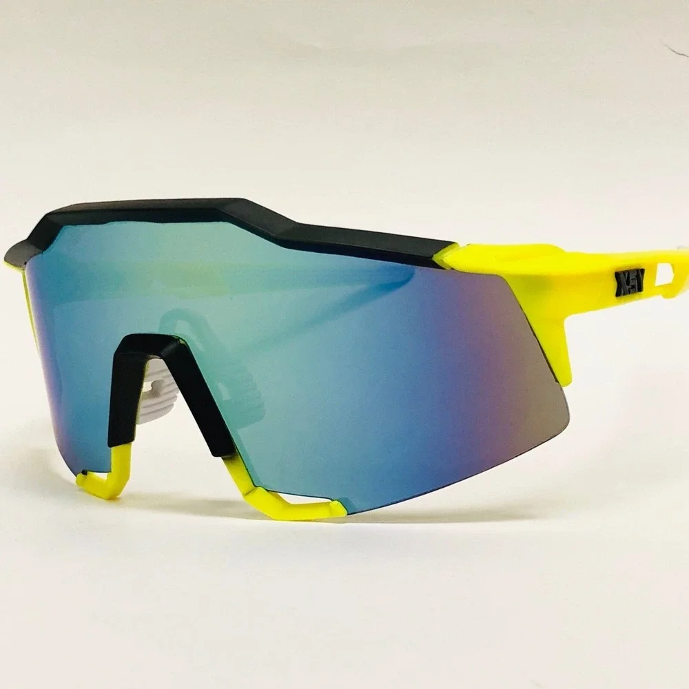 Sport Sunglasses UV400 Women Eyewear Design High Performance‎ Activities Yellow